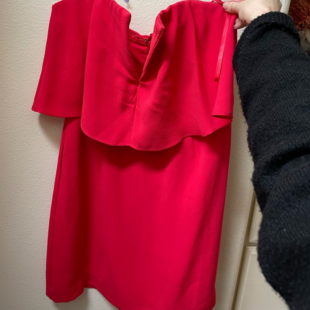Red dress